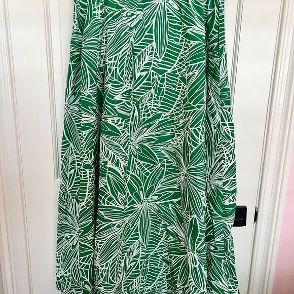 Tabitha Green and White Maxi Skirt - Picture 2 of 3